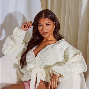 chunky toe cardigan